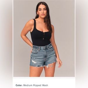 Abercrombie & Fitch High Rise Mom Shorts